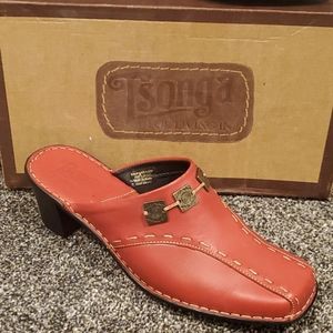 Tsonga Red Shoes sz 10